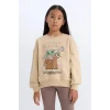 D2822 Star Wars-Mandalorian Relax Fit Bisiklet Yaka Sweatshirt