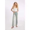 D2961 90s Wide Leg Jean Yıkamalı Pantolon