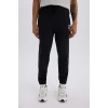 D3251 DeFactoFit Kalın Jogger NBA Chicago Bulls Standart Fit Cepli Beli Bağcıklı Lastikli Paça  Eşofman Altı