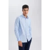 D3375 Modern Fit Poplin Uzun Kollu Gömlek