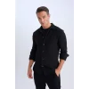 D3692 Modern Fit Polo Yaka Uzun Kollu Gömlek