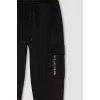 D3741 DeFactoFit Sporcu Jogger Standart Fit Beli Bağcıklı Üç Cepli Eşoftman altı
