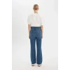 D4310 90s Wide Leg Yüksek Bel Jean Pantolon