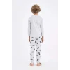 D5094 Erkek Çocuk Star Wars Uzun Kollu Üst Uzun Alt Pijama Takımı