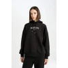 D5293 Oversize Fit Baskılı Kalın Sweat Shirt