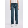D5523 90s Wide Leg Yüksek Bel Jean Pantolon