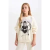 D6064 Wednesday Oversize Fit Sweatshirt