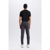 E3930 DeFactoFit Sporcu Jogger Slim Fit Dar Kesim Standart Paça Skuba Dalgıç Kumaş Beli Lastikli Düz Paça Eşofman Altı