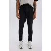 E3930 DeFactoFit Sporcu Jogger Slim Fit Dar Kesim Standart Paça Skuba Dalgıç Kumaş Beli Lastikli Düz Paça Eşofman Altı
