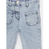 LCW baby Mavi Basic Kız Bebek Jean Pantolon