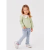 LCW baby Mavi Basic Kız Bebek Jean Pantolon