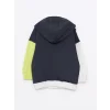 LCW baby Antrasit Uzun Kollu Baskılı Erkek Bebek Hoodie