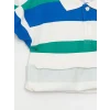 LCW baby Ekru Polo Yaka Uzun Kollu Baskılı Erkek Bebek Sweatshirt ve Pantolon 2li Takım