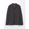 LCW Casual Antrasit Regular Fit Uzun Kollu Erkek Dokulu Gömlek
