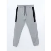 LCW Casual Gri Standart Kalıp Erkek Kalın Jogger Eşofman Altı