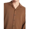 LCW Casual Kahverengi Regular Fit Uzun Kollu Erkek Dokulu Gömlek