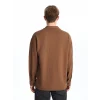 LCW Casual Kahverengi Regular Fit Uzun Kollu Erkek Dokulu Gömlek