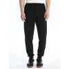 LCW Casual Siyah Slim Fit Erkek Kalın Jogger Eşofman Altı
