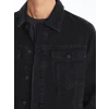 LCW Jeans Siyah Standart Kalıp Erkek Jean Ceket