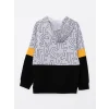 LCW Kids Gri Kapüşonlu Baskılı Uzun Kollu Erkek Çocuk Sweatshirt
