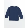 LCW Kids İndigo Bisiklet Yaka Erkek Çocuk Sweatshirt ve Eşofman Alt 2li