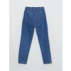 LCW Kids İndigo Pamuklu Basic Kız Çocuk Jean Pantolon