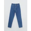 LCW Kids İndigo Pamuklu Basic Kız Çocuk Jean Pantolon