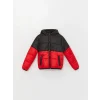 LCW Kids Kırmızı Kapüşonlu Erkek Çocuk Şişme Mont