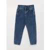LCW Kids Mavi Paperbag Kız Çocuk Jean Pantolon