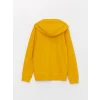 LCW Kids Sarı Baskılı Uzun Kollu Erkek Çocuk Hoodie