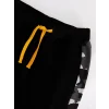 LCW Kids Siyah Beli Lastikli Baskılı Erkek Çocuk Jogger Eşofman Altı