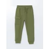 LCW Kids Yeşil Beli Lastikli Erkek Çocuk Jogger Eşofman Alt 2li