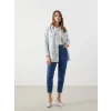LCW Modest İndigo Mom Fit Kadın Jean Pantolon