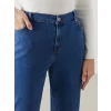 LCW Modest İndigo Mom Fit Kadın Jean Pantolon