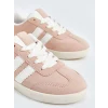 LCW STEPS Pembe Bağcıklı Kız Çocuk Spor Ayakkabı