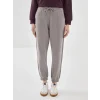 LCW Vision Gri Beli Lastikli Kadın Kalın Jogger Eşofman Altı