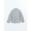 LCW Vision Gri Dik Yaka Erkek Çocuk Mont