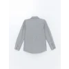 LCW Vision Gri Uzun Kollu Erkek Çocuk Gömlek Ceket