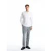 LCWAIKIKI Classic Beyaz Regular Fit Uzun Kollu Oxford Erkek Gömlek