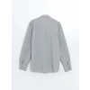LCWAIKIKI Classic Gri Regular Fit Uzun Kollu Erkek Gömlek