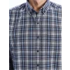 LCWAIKIKI Classic Lacivert Regular Fit Uzun Kollu Ekose Erkek Gömlek