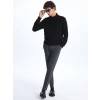 LCWAIKIKI Classic Siyah Dik Yaka Uzun Kollu Erkek Sweatshirt