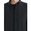 LCWAIKIKI Classic Siyah Regular Fit Uzun Kollu Gabardin Erkek Gömlek