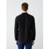 LCWAIKIKI Classic Siyah Regular Fit Uzun Kollu Oxford Erkek Gömlek