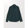 LCWAIKIKI Classic Yeşil Regular Fit Uzun Kollu Gabardin Erkek Gömlek