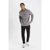 S3309 Slim Fit Fermuarlı Jogger Eşofman Altı