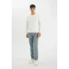 T3777 Regular Fit Bisiklet Yaka Basic Düz Sweatshirt