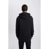 X9031 DeFactoFit Kapüşonlu Cepli Sweatshirt