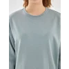 XSIDE ACTIVE Yeşil Bisiklet Yaka Oversize Kadın Sweatshirt