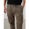XSIDE Kahverengi Standart Kalıp Erkek Kargo Pantolon